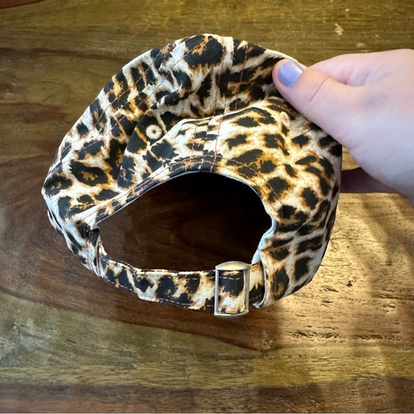 Cheetah Print Baseball Hat! - Picture 2 of 3